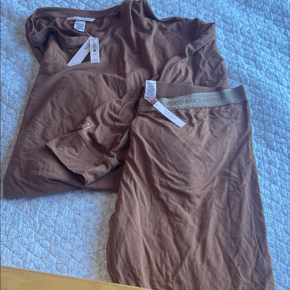 Victoria's Secret Brown Pajama Set